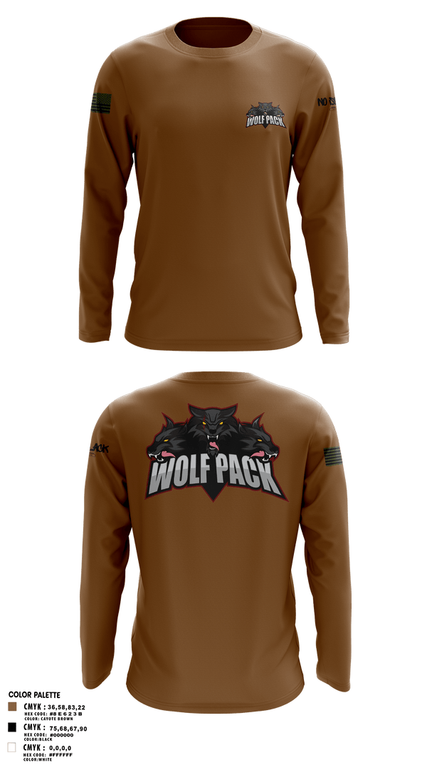 Long Sleeve Performance Shirt, 501st BSB, Army, Teamtime, Team time, sublimation, custom sports apparel, team uniforms, spirit wear, spiritwear, sports uniforms, custom shirts, team store, custom team store, fundraiser sports, apparel fundraiser