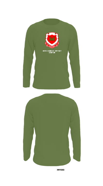185th Engineer Support Company 57243184 Long Sleeve Performance Shirt - 52