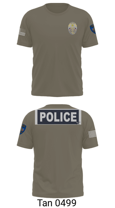 Miami Police Department 88232990 Old School Cotton Feel Shirt - 67