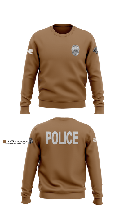 Desert Hot Springs Police Department 82587518 Crew Neck Sweatshirt - 2