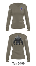 1/C/2-15FA 84348140 Women's Long Sleeve V-neck Shirt - 77
