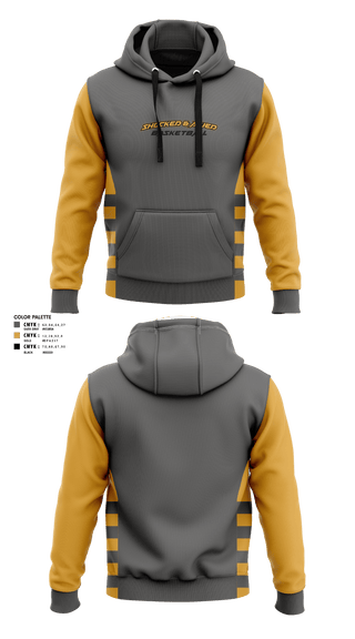 Hoodie, Shocked & Awed, Men's Basketball, Teamtime, Team time, sublimation, custom sports apparel, team uniforms, spirit wear, spiritwear, sports uniforms, custom shirts, team store, custom team store, fundraiser sports, apparel fundraiser