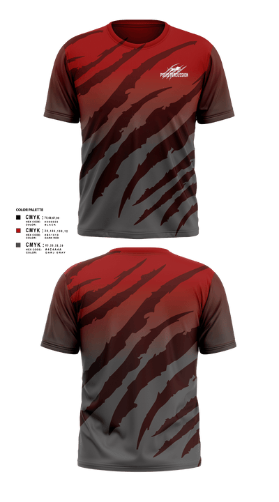 PSLHS Percussion 26686491 Short Sleeve Performance Shirt - 101