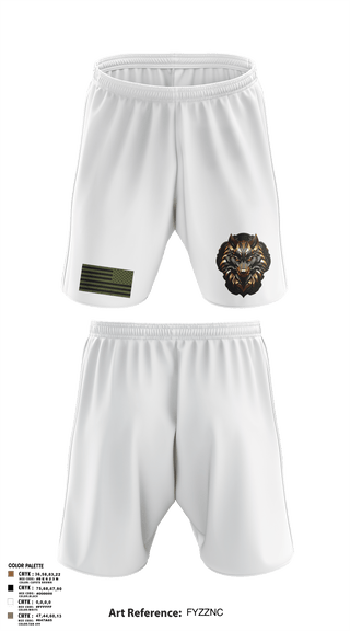 Athletic Shorts With Pockets, 501st BSBWolfpack, Army, Teamtime, Team time, sublimation, custom sports apparel, team uniforms, spirit wear, spiritwear, sports uniforms, custom shirts, team store, custom team store, fundraiser sports, apparel fundraiser