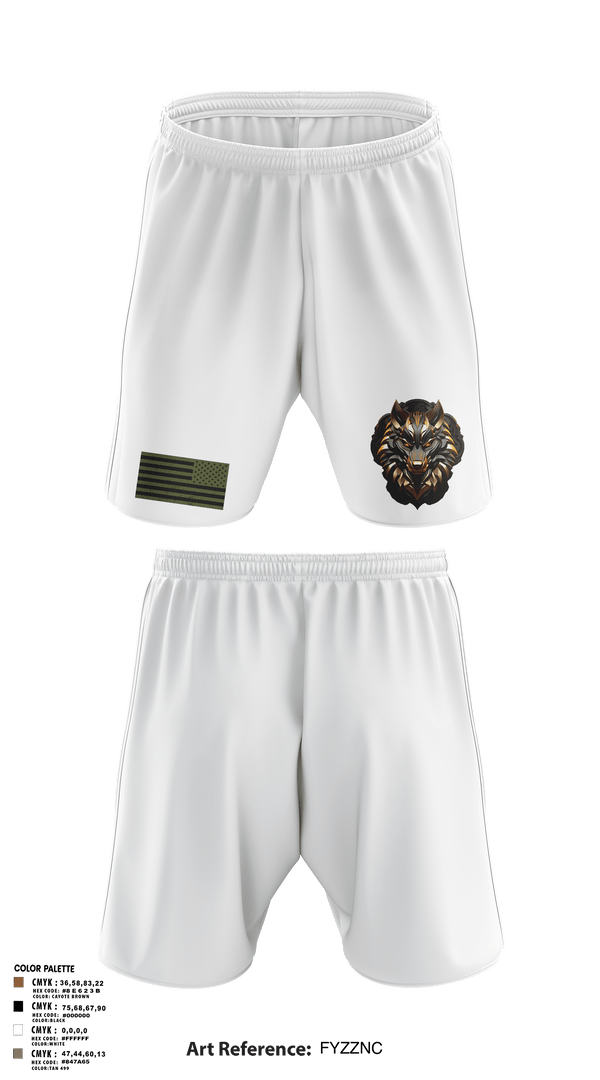 Athletic Shorts With Pockets, 501st BSBWolfpack, Army, Teamtime, Team time, sublimation, custom sports apparel, team uniforms, spirit wear, spiritwear, sports uniforms, custom shirts, team store, custom team store, fundraiser sports, apparel fundraiser