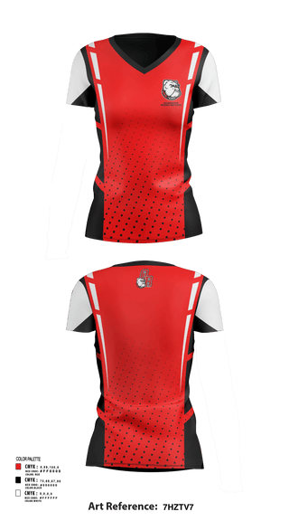 Women's Short Sleeve Vneck Shirt, Old Rochester Regional High School, Spirit Store, Teamtime, Team time, sublimation, custom sports apparel, team uniforms, spirit wear, spiritwear, sports uniforms, custom shirts, team store, custom team store, fundraiser sports, apparel fundraiser