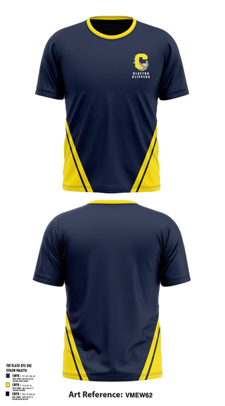 Short Sleeve Performance Shirt, Clayton clippers, Track & Field, Teamtime, Team time, sublimation, custom sports apparel, team uniforms, spirit wear, spiritwear, sports uniforms, custom shirts, team store, custom team store, fundraiser sports, apparel fundraiser