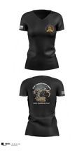 Clb-5 16970811 Women's Short Sleeve V-neck Shirt - 1