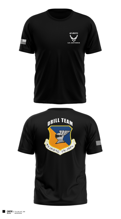 WBHS AFJROTC 46215478 Short Sleeve Performance Shirt - 4