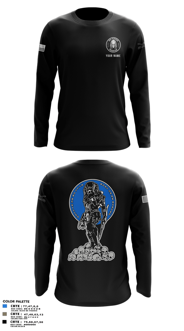 Long Sleeve Performance Shirt, 3rd Platoon, Army, Teamtime, Team time, sublimation, custom sports apparel, team uniforms, spirit wear, spiritwear, sports uniforms, custom shirts, team store, custom team store, fundraiser sports, apparel fundraiser