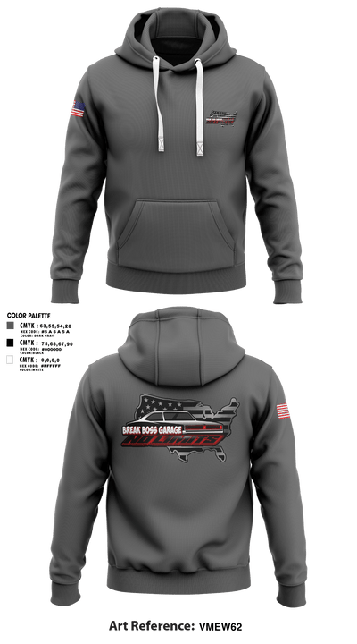 Brake Boss Garage 54438287 Hoodie - 1