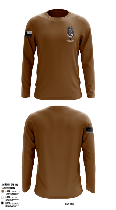 56th SOF CBRN Company 73617343 Long Sleeve Performance Shirt - 8