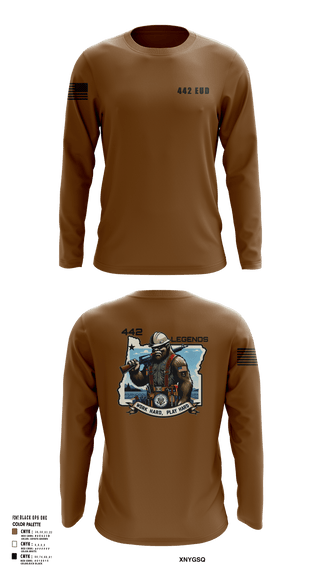 Long Sleeve Performance Shirt, 442 EUD, National Guard, Teamtime, Team time, sublimation, custom sports apparel, team uniforms, spirit wear, spiritwear, sports uniforms, custom shirts, team store, custom team store, fundraiser sports, apparel fundraiser