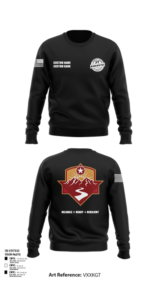 Crew Neck Sweatshirt, Fort Bliss DENTAC, Army, Teamtime, Team time, sublimation, custom sports apparel, team uniforms, spirit wear, spiritwear, sports uniforms, custom shirts, team store, custom team store, fundraiser sports, apparel fundraiser