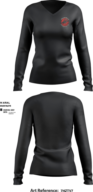 Women's Long Sleeve Vneck Shirt, LAZY HELLDIVER, Army, Teamtime, Team time, sublimation, custom sports apparel, team uniforms, spirit wear, spiritwear, sports uniforms, custom shirts, team store, custom team store, fundraiser sports, apparel fundraiser