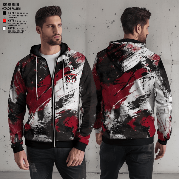Zip Hoodie, DuPont manual, Wrestling, Teamtime, Team time, sublimation, custom sports apparel, team uniforms, spirit wear, spiritwear, sports uniforms, custom shirts, team store, custom team store, fundraiser sports, apparel fundraiser