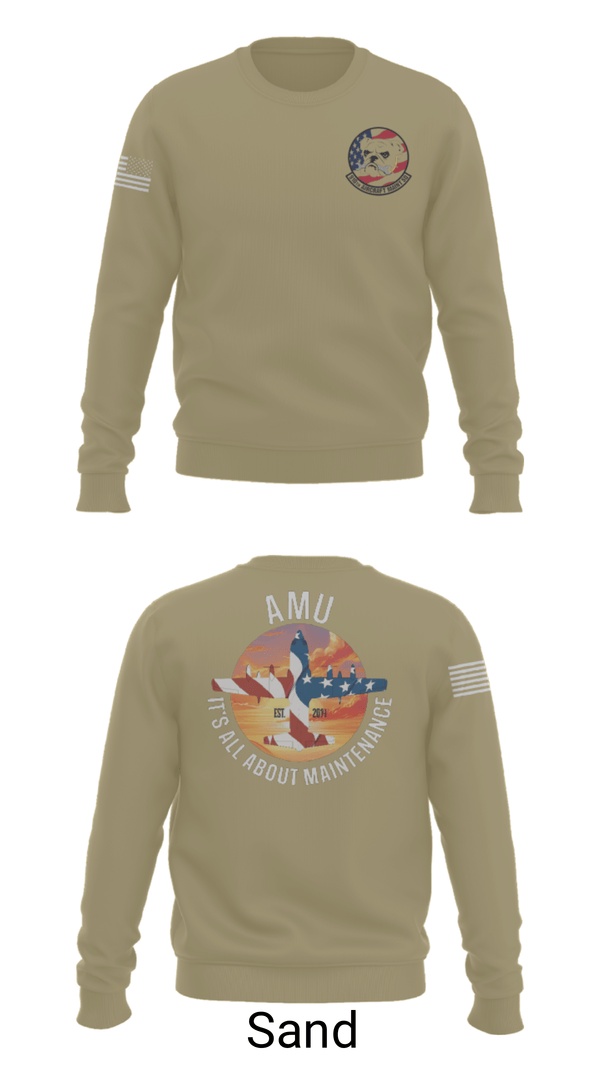 Crew Neck Sweatshirt, 910th AMU, Air Force, Teamtime, Team time, sublimation, custom sports apparel, team uniforms, spirit wear, spiritwear, sports uniforms, custom shirts, team store, custom team store, fundraiser sports, apparel fundraiser