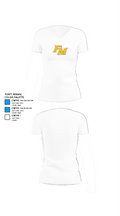 Fremont-Mills High School Volleyball 31820710 Women's Short Sleeve V-neck Shirt - 18
