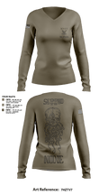NNSY SCPOA 875496 Women's Long Sleeve V-neck Shirt - 2