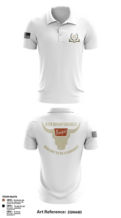 829 maintenance 40042048 Short Sleeve Performance Polo - 2