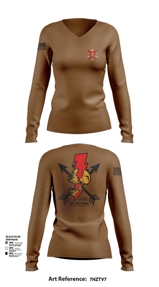 Women's Long Sleeve Vneck Shirt, S3 Fires 1-1SFG(A), , Teamtime, Team time, sublimation, custom sports apparel, team uniforms, spirit wear, spiritwear, sports uniforms, custom shirts, team store, custom team store, fundraiser sports, apparel fundraiser