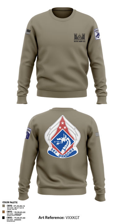 XVIII ABN G2 65000076 Crew Neck Sweatshirt - 4