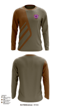 Central Islip redbulls 9778412 Long Sleeve Performance Shirt - 1