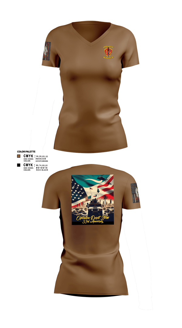 Women's Short Sleeve Vneck Shirt, 3/7 India Co. Wpns Plt, Marines, Teamtime, Team time, sublimation, custom sports apparel, team uniforms, spirit wear, spiritwear, sports uniforms, custom shirts, team store, custom team store, fundraiser sports, apparel fundraiser