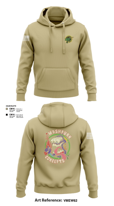 Washburn ConceptsWashburn Concepts 8471193 Hoodie - 3