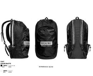 Gear Bag, BROADWAY, Men's Volleyball, Teamtime, Team time, sublimation, custom sports apparel, team uniforms, spirit wear, spiritwear, sports uniforms, custom shirts, team store, custom team store, fundraiser sports, apparel fundraiser