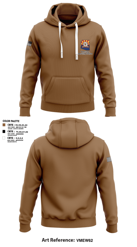 Hoodie, Westridge Recruiting Station, Army, Teamtime, Team time, sublimation, custom sports apparel, team uniforms, spirit wear, spiritwear, sports uniforms, custom shirts, team store, custom team store, fundraiser sports, apparel fundraiser
