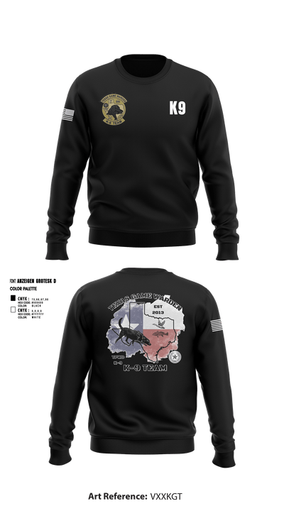 TXGW K9 77939207 Crew Neck Sweatshirt - 3