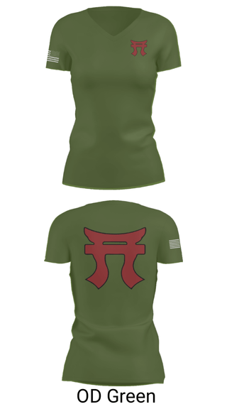 Women's Short Sleeve Vneck Shirt, 187th Iron Rakkasans, Army, Teamtime, Team time, sublimation, custom sports apparel, team uniforms, spirit wear, spiritwear, sports uniforms, custom shirts, team store, custom team store, fundraiser sports, apparel fundraiser