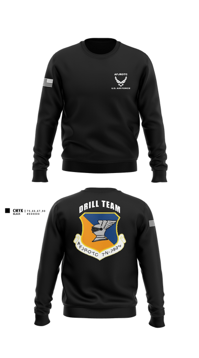 WBHS AFJROTC 46215478 Crew Neck Sweatshirt - 4