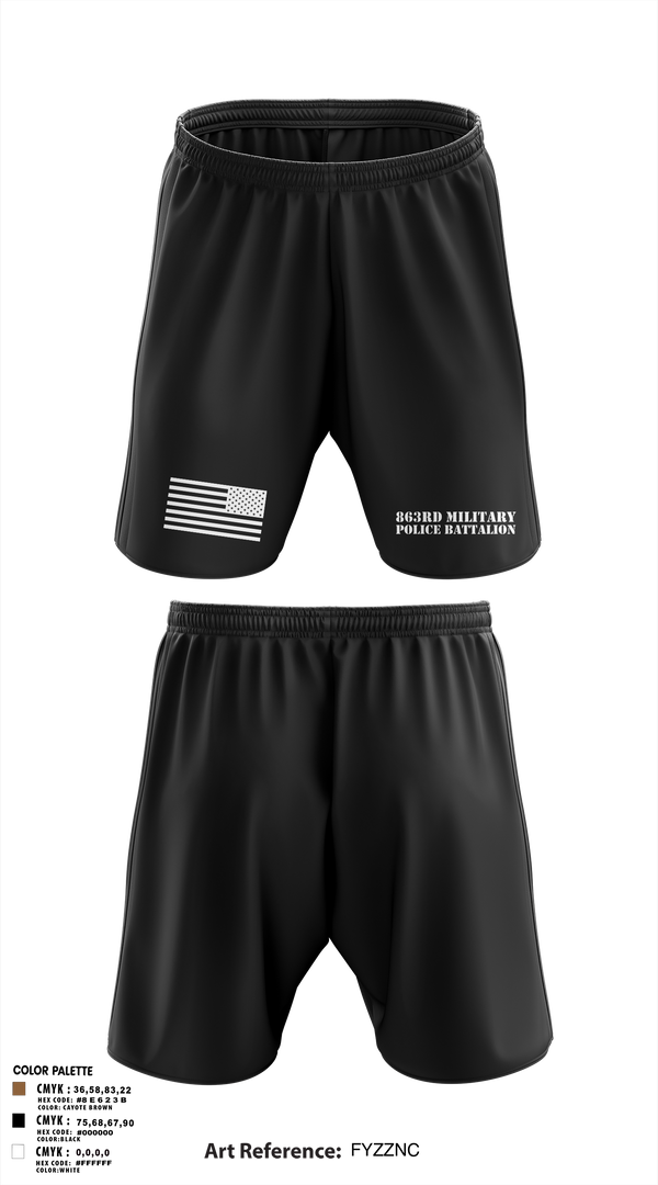 Athletic Shorts With Pockets, 863rd Military Police Battalion, , Teamtime, Team time, sublimation, custom sports apparel, team uniforms, spirit wear, spiritwear, sports uniforms, custom shirts, team store, custom team store, fundraiser sports, apparel fundraiser