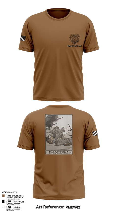 Short Sleeve Performance Shirt, EMF CP DET SAC, , Teamtime, Team time, sublimation, custom sports apparel, team uniforms, spirit wear, spiritwear, sports uniforms, custom shirts, team store, custom team store, fundraiser sports, apparel fundraiser