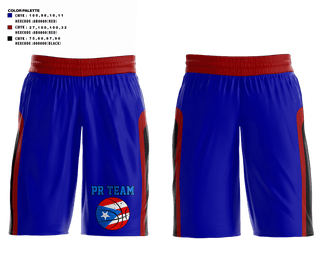 Mens Basketball Shorts, PR team, Men's Basketball, Teamtime, Team time, sublimation, custom sports apparel, team uniforms, spirit wear, spiritwear, sports uniforms, custom shirts, team store, custom team store, fundraiser sports, apparel fundraiser