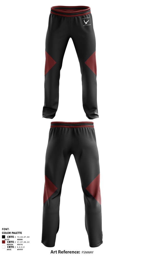 Sweatpants, Eagles, Men's Volleyball, Teamtime, Team time, sublimation, custom sports apparel, team uniforms, spirit wear, spiritwear, sports uniforms, custom shirts, team store, custom team store, fundraiser sports, apparel fundraiser