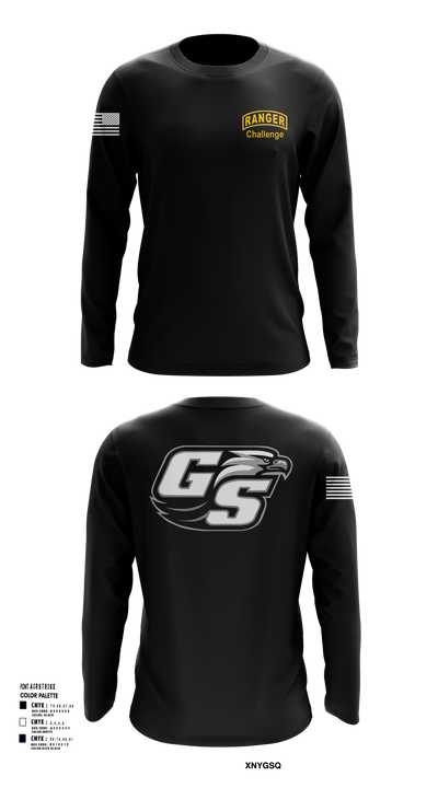 GASOU ROTC Ranger Challenge 95229056 Long Sleeve Performance Shirt 106