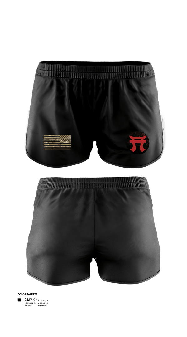 Women's Shorts, 187th Iron Rakkasans, Army, Teamtime, Team time, sublimation, custom sports apparel, team uniforms, spirit wear, spiritwear, sports uniforms, custom shirts, team store, custom team store, fundraiser sports, apparel fundraiser
