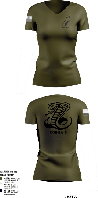 Women's Short Sleeve Vneck Shirt, Fox troop, Army, Teamtime, Team time, sublimation, custom sports apparel, team uniforms, spirit wear, spiritwear, sports uniforms, custom shirts, team store, custom team store, fundraiser sports, apparel fundraiser