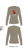HHB 45 FAB 16448971 Women's Long Sleeve V-neck Shirt - 59
