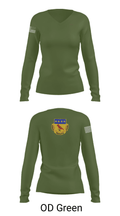 Alpha BTRY 2/138th FA 84014015 Women's Long Sleeve V-neck Shirt - 54