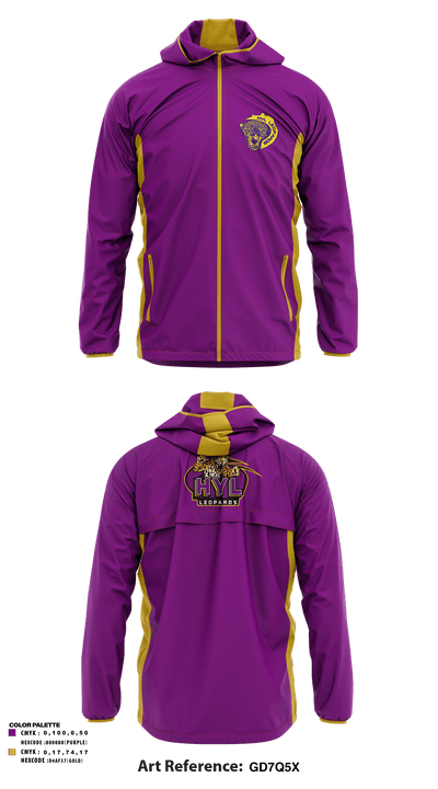 Hernando Youth League Football 89733507 Windbreaker - 1