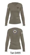 Battallion Nonualco 54860268 Women's Long Sleeve V-neck Shirt - 77