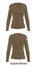 4th EMS 74214049 Women's Long Sleeve V-neck Shirt - 17