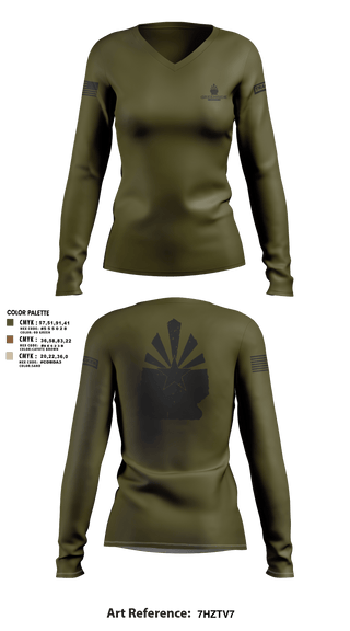 Women's Long Sleeve Vneck Shirt, Greenside, , Teamtime, Team time, sublimation, custom sports apparel, team uniforms, spirit wear, spiritwear, sports uniforms, custom shirts, team store, custom team store, fundraiser sports, apparel fundraiser