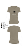 374TH CECI 7217539 Women's Short Sleeve V-neck Shirt - 64