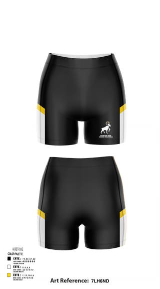 Women's Shorts, Highland High School Volleyball, Women's Volleyball, Teamtime, Team time, sublimation, custom sports apparel, team uniforms, spirit wear, spiritwear, sports uniforms, custom shirts, team store, custom team store, fundraiser sports, apparel fundraiser