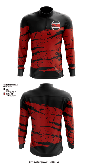 Quarter Zip Jacket, RWE, Men's Basketball, Teamtime, Team time, sublimation, custom sports apparel, team uniforms, spirit wear, spiritwear, sports uniforms, custom shirts, team store, custom team store, fundraiser sports, apparel fundraiser